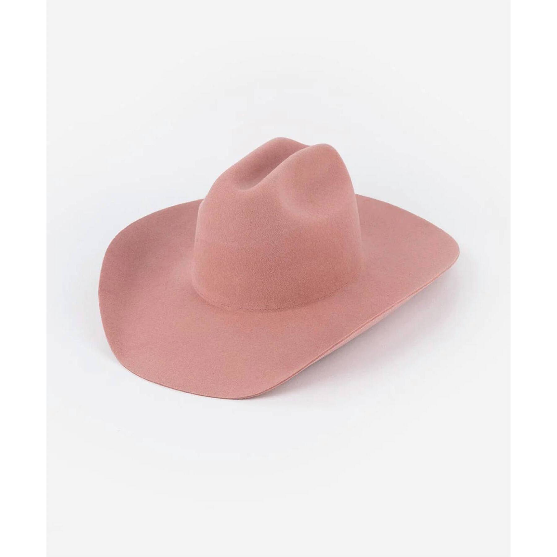 New Gigi Pip Women's Teddy Cattleman Cowboy Hat In Rose